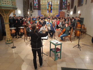 Proben zum Kinderkonzert "Gabriel staunt!"